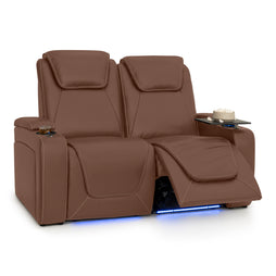 Paladin Italian Leather Heat & Massage Home Theater Seating