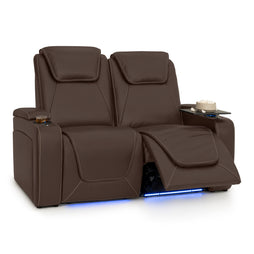 Paladin Italian Leather Heat & Massage Home Theater Seating