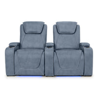 Paladin Italian Leather Heat & Massage Home Theater Seating