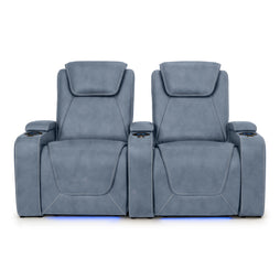 Paladin Italian Leather Heat & Massage Home Theater Seating
