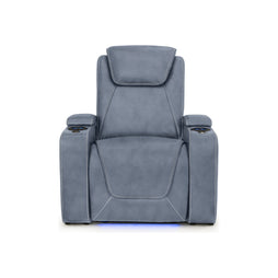 Paladin Italian Leather Heat & Massage Home Theater Seating Single Recliner
