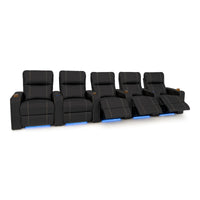 Dynasty Leather Gel Home Theater Seating
