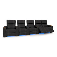 Dynasty Leather Gel Home Theater Seating