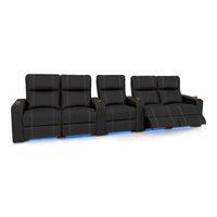 Dynasty Leather Gel Home Theater Seating