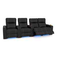 Dynasty Leather Gel Home Theater Seating