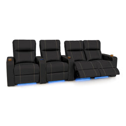 Dynasty Leather Gel Home Theater Seating