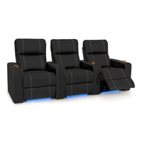 Dynasty Leather Gel Home Theater Seating