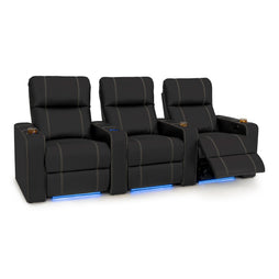Dynasty Leather Gel Home Theater Seating