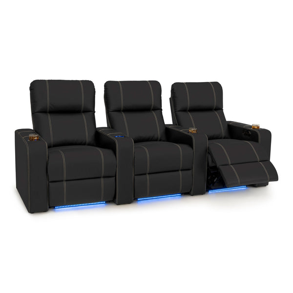 Dynasty Leather Gel Home Theater Seating