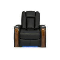 Monaco Italian Leather Home Theater Seating Single Recliner
