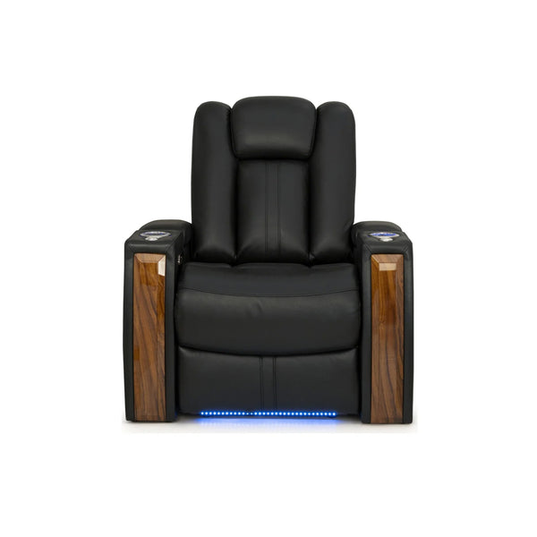 Monaco Italian Leather Home Theater Seating Single Recliner