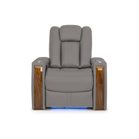 Monaco Italian Leather Home Theater Seating Single Recliner