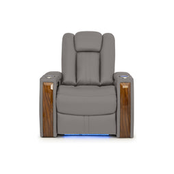 Monaco Italian Leather Home Theater Seating Single Recliner