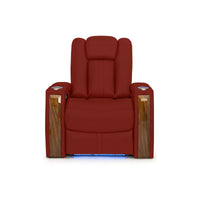 Monaco Italian Leather Home Theater Seating Single Recliner