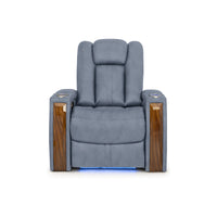 Monaco Italian Leather Home Theater Seating Single Recliner