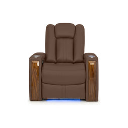 Monaco Italian Leather Home Theater Seating Single Recliner