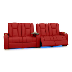 Serenity Italian Leather Home Theater Seating