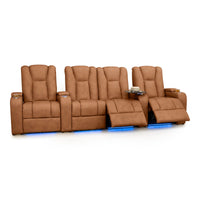 Serenity Italian Leather Home Theater Seating