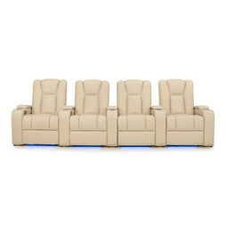 Serenity Italian Leather Home Theater Seating
