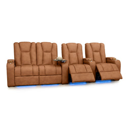 Serenity Italian Leather Home Theater Seating