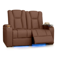 Serenity Italian Leather Home Theater Seating