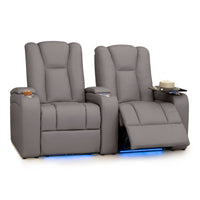Serenity Italian Leather Home Theater Seating