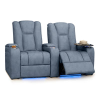 Serenity Italian Leather Home Theater Seating