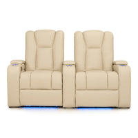 Serenity Italian Leather Home Theater Seating