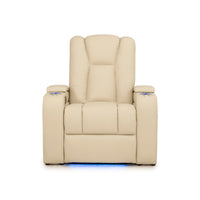 Serenity Italian Leather Home Theater Seating Single Recliner