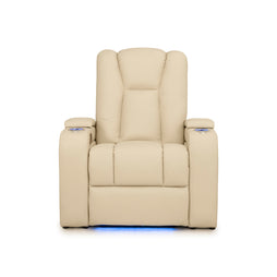 Serenity Italian Leather Home Theater Seating Single Recliner