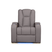 Serenity Italian Leather Home Theater Seating Single Recliner