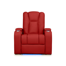 Serenity Italian Leather Home Theater Seating Single Recliner