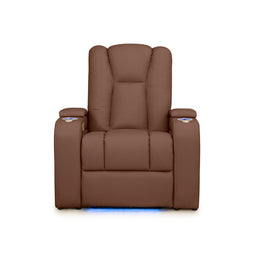 Serenity Italian Leather Home Theater Seating Single Recliner