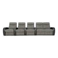 Rialto Italian Leather & Fabric Home Theater Seating