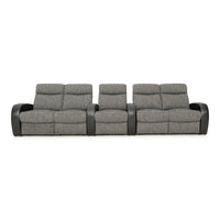 Rialto Italian Leather & Fabric Home Theater Seating