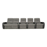 Rialto Italian Leather & Fabric Home Theater Seating
