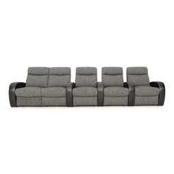 Rialto Italian Leather & Fabric Home Theater Seating