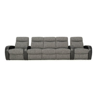 Rialto Italian Leather & Fabric Home Theater Seating