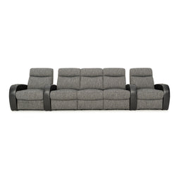 Rialto Italian Leather & Fabric Home Theater Seating