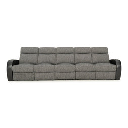 Rialto Italian Leather & Fabric Home Theater Seating