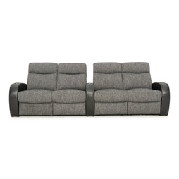 Rialto Italian Leather & Fabric Home Theater Seating