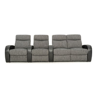 Rialto Italian Leather & Fabric Home Theater Seating