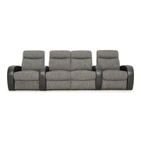 Rialto Italian Leather & Fabric Home Theater Seating