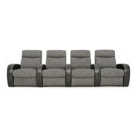 Rialto Italian Leather & Fabric Home Theater Seating