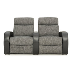 Rialto Italian Leather & Fabric Home Theater Seating