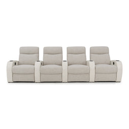 Rialto Italian Leather & Fabric Home Theater Seating