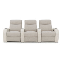 Rialto Italian Leather & Fabric Home Theater Seating