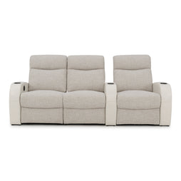Rialto Italian Leather & Fabric Home Theater Seating