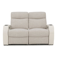 Rialto Italian Leather & Fabric Home Theater Seating