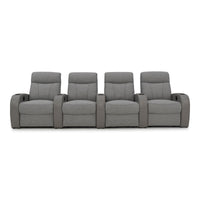 Rialto Italian Leather & Fabric Home Theater Seating